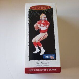 NWT Hallmark Keepsake Ornament - 1995 Joe Montana, K.C. Chiefs, Football Legends